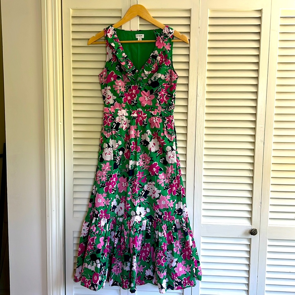 Floral J.Crew cotton sundress